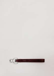 Key Fob / Fire Suede