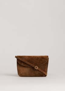Cross Body Bags: Keriana Clutch / Cork Suede