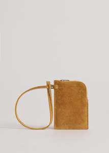 Clutches: Greta Pouch / Sun Suede