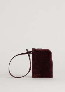 Greta Pouch / Fire Suede