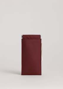 Utility By Yu Mei: Glasses Case / Pomegranate Nylon