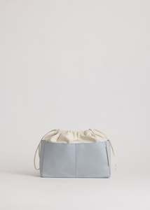 White Asparagus: Medium Organiser / Pearl Blue and White Asparagus Nylon