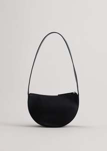 Shoulder Bags: Mini Antonia Bag / Black Lambskin
