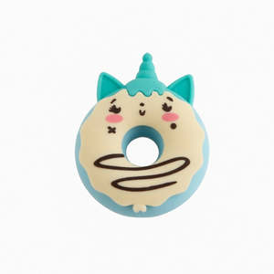 Donut Unicorn 3D Eraser – Pastel Blue
