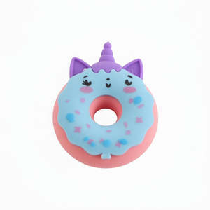Donut Unicorn 3D Eraser – Pastel Pink