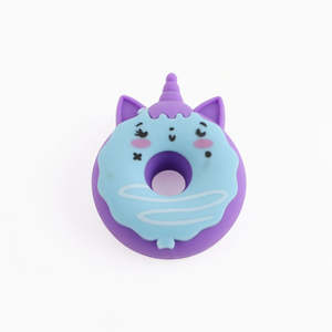 Donut Unicorn 3D Eraser – Pastel Purple