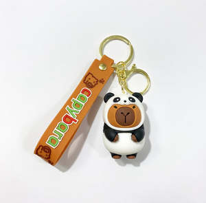 Capybara Panda Keychain