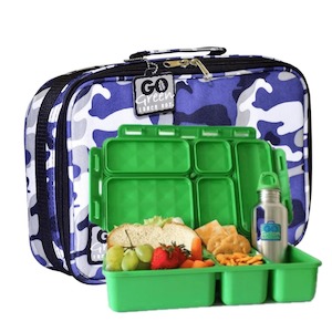 Labour Day Specials: Go Green Lunchset Blue Camo GREEN Box