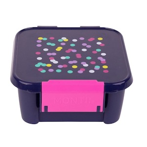 Snack Boxes: Confetti Leakproof Bento Style Kids Snack Box - 2 Compartment