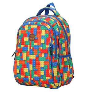 Alimasy Backpacks: Midsize Kids Backpack - Bricks