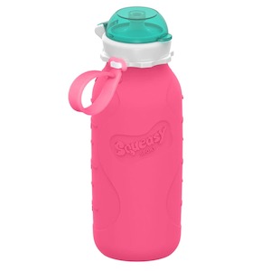 Squeasy Gear: Silicone Squeasy Snacker Yoghurt & Drink Pouch – Large 480ml - Pink