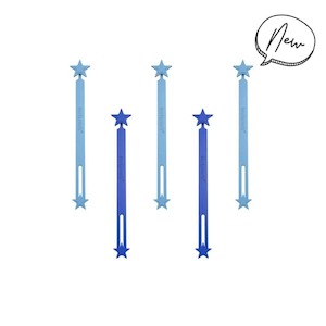 Lunch Punch: Lunch Punch Wrap Bands 5 Pack Blue