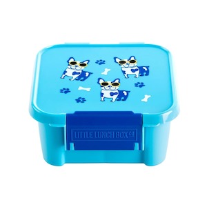 The Little Lunchbox Co: Cool Pup Leakproof Bento Style Kids Snack Box - 2 Compartment