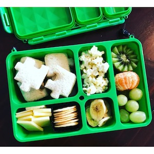 Go Green Large Lunchbox Green