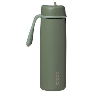 Insulated Flip Top 690ml Drink Bottle - Olive