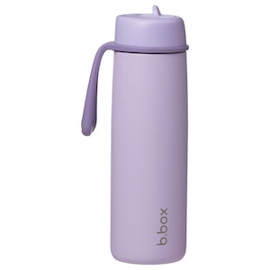 Insulated Flip Top 690ml Drink Bottle - Lilac Love