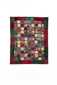 Decorative Items: Uzbek Suzani Quilt—Anwar