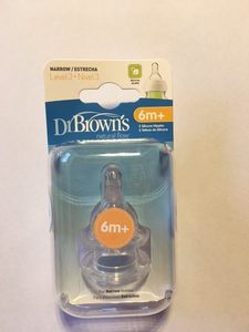 Products: Dr Brown's Level 3 teats pack of two narrow necked bottles - Zabonne