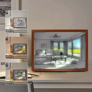 Lighting up Painting Decor Light Up Painting 3 Color Light Change Light up Photo&hellip;