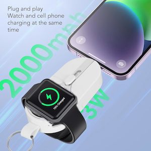 Office: 2000mAh Mini Emergency Power Bank Keychain Charger Type-C