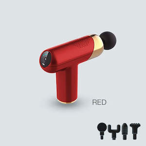 Electric Massager Deep Tissue Massage Gun 6 Speed Red