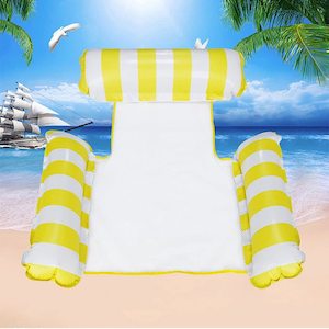 Inflatable Pool Chair Head Rest_Yellow