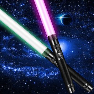 Lightsaber Metal Rechargeable LED Sword with 7 RGB Colors Changeable and Sound F&hellip;
