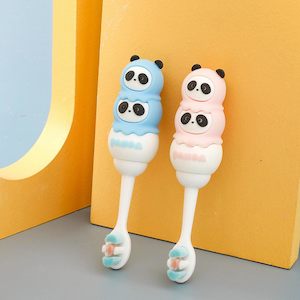 Soft Bristles Tooth brush for Kids - Panda 2 Pcs Set