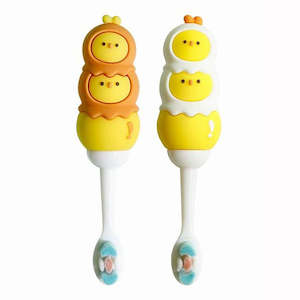 Soft Bristles Tooth brush for Kids - Chicken 2 Pcs Set
