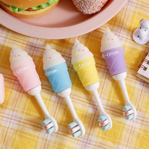 Soft Bristles Tooth brush for Kids - Ice Cream 4 Pcs Set