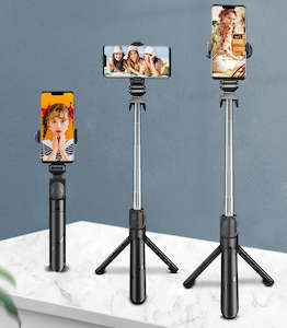 Electronics: Mobile Phone Tripod Bluetooth Selfie Stick