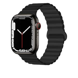 Magnetic Silicone Apple Watch Band Black 38mm/40mm/41mm