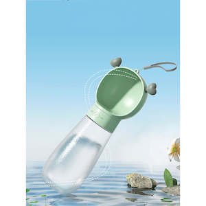 Pets: Pet travel water feeder Green 600ml