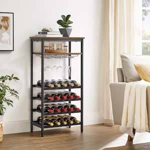 Vasagle: *CLEARANCE* VASAGLE Wine Rack, Holds 20 Bottles, Wine Holder