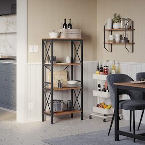 Vasagle: *CLEARANCE* VASAGLE Standing shelf with 4 levels