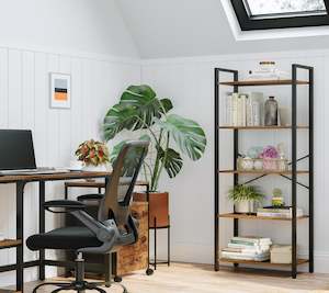 VASAGLE Bookcase, Bookshelf 5 Tier Shelf (Last three stock)