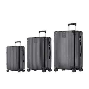 Luggage Set 3 Piece Set Suitcase  - Black