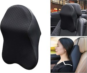Memory Foam Car Seat Headrest Pillow – Neck Support Cushion