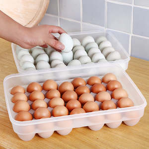 34-Grid Egg Storage Container with Lid (1pc)