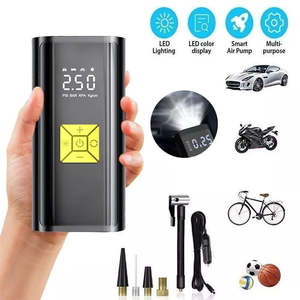 Travel: Portable Air Compressor _ 150PSI Digital Tire Inflator with LED Light & Pressure Gauge