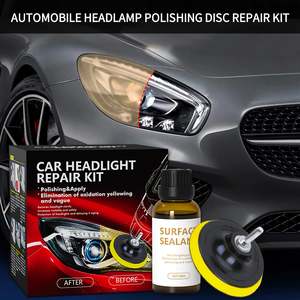 Under 5: Car Headlight Restoration Kit Headlamp Lens Restore Oxidation Yellow Scratch Repair Liquid Polymer Chemical Polishing