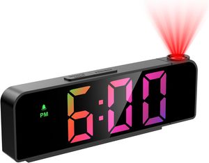 Under 10: Projection Alarm Clock LED Display Table Clock