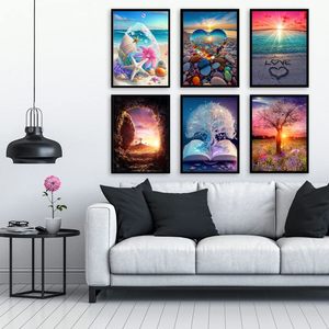 Under 10: DIY Artificial Diamond Art Painting 6 Paint Set - A