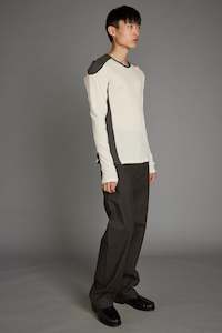 Mens Tee Shirts: GRIDIRON IN STORMCLOUD, W24