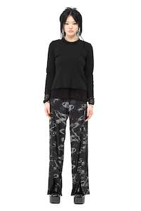 Nom D: DOUBLET TEE IN BLACK, W24