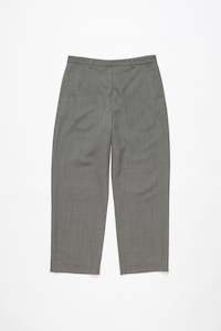 WOOL BLEND TROUSER IN GREY MELANGE, SS24