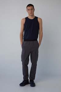 Mens Trousers: LONG HAUL IN GREYSTONE, S24