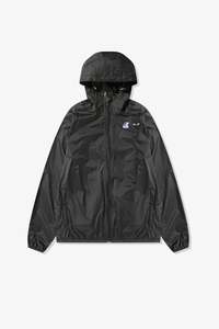 BLACK KWAY PARKA WITH BLACK HEART, SS25