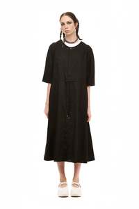 Womens Dresses: HEMERA DRESS IN BLACK, SS26