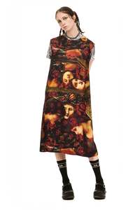 Womens Dresses: PROLOGUE SLIP IN THREE SISTERS PRINT,SS26